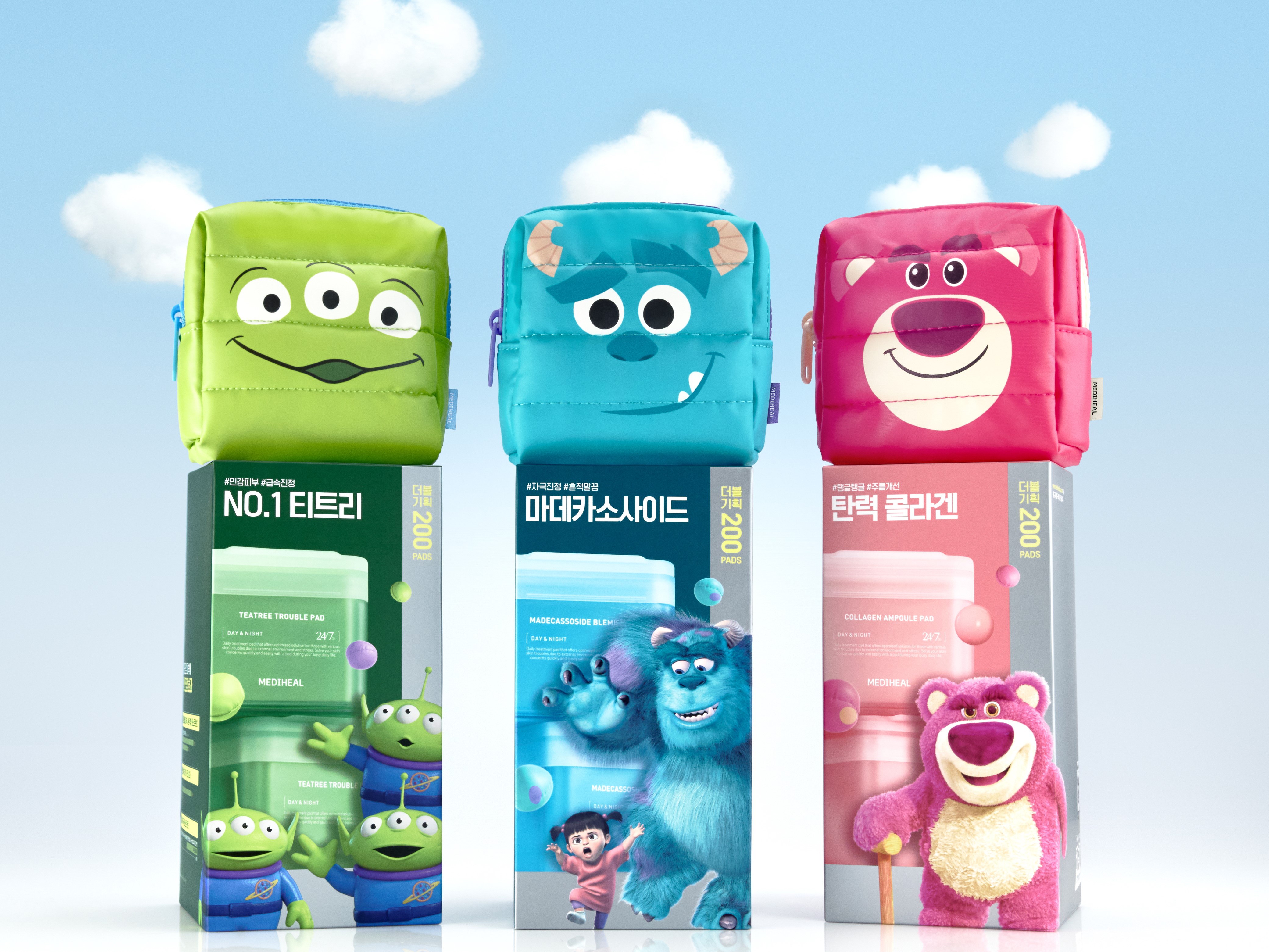 MEDIHEAL》ディズニー・ピクサーキャラクターの期間限定パッケージを