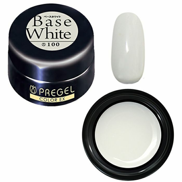 プリジェル カラーEX／ベースホワイト／4g | ジェルネイル
