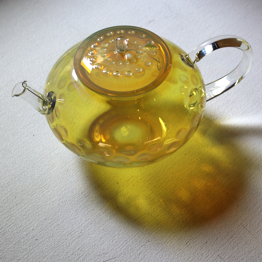 glass atelierえむに 月色のポット(耐熱ガラス) 500cc | J-spirit