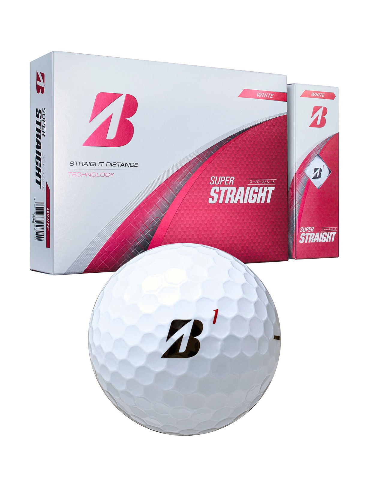無料オウンネーム】SUPER STRAIGHT（ホワイト） [3ダース：36個