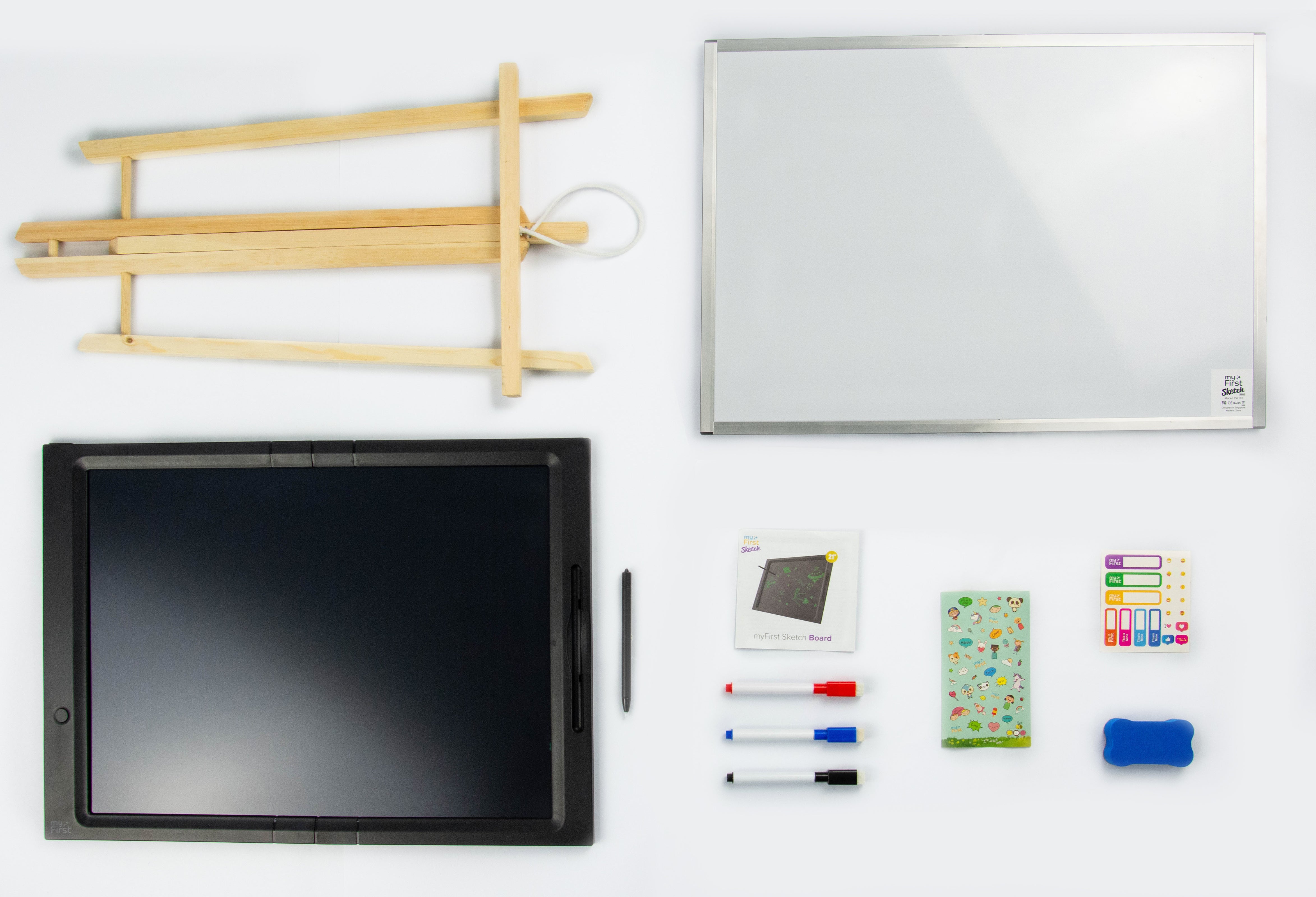 21インチ 両面電子スケッチパッド（ホワイトボード対応）子供用 お