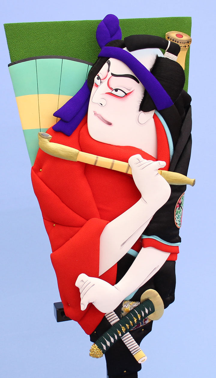 歌舞伎羽子板 20号助六 16台付き – 寿鳳人形の東芸