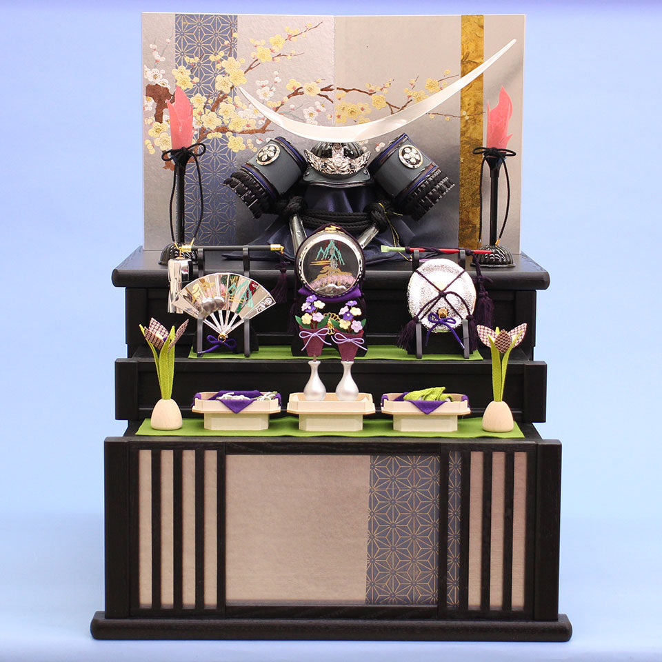 五月人形三段飾りの販売 – 寿鳳人形の東芸