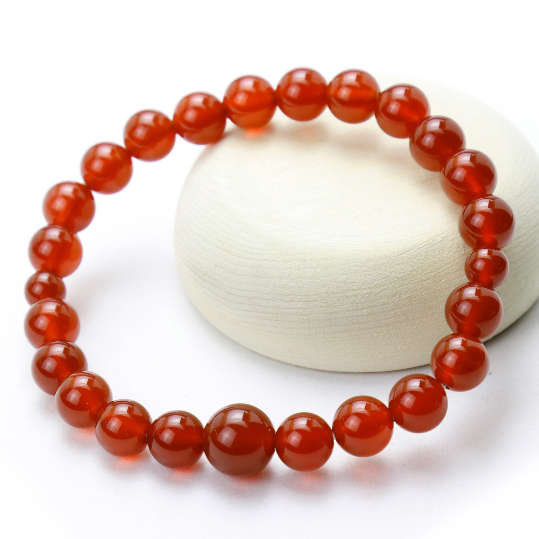 数珠 ブレスレット 腕輪 京都宝珠 メノウ パワーストーン 念珠 – 数珠