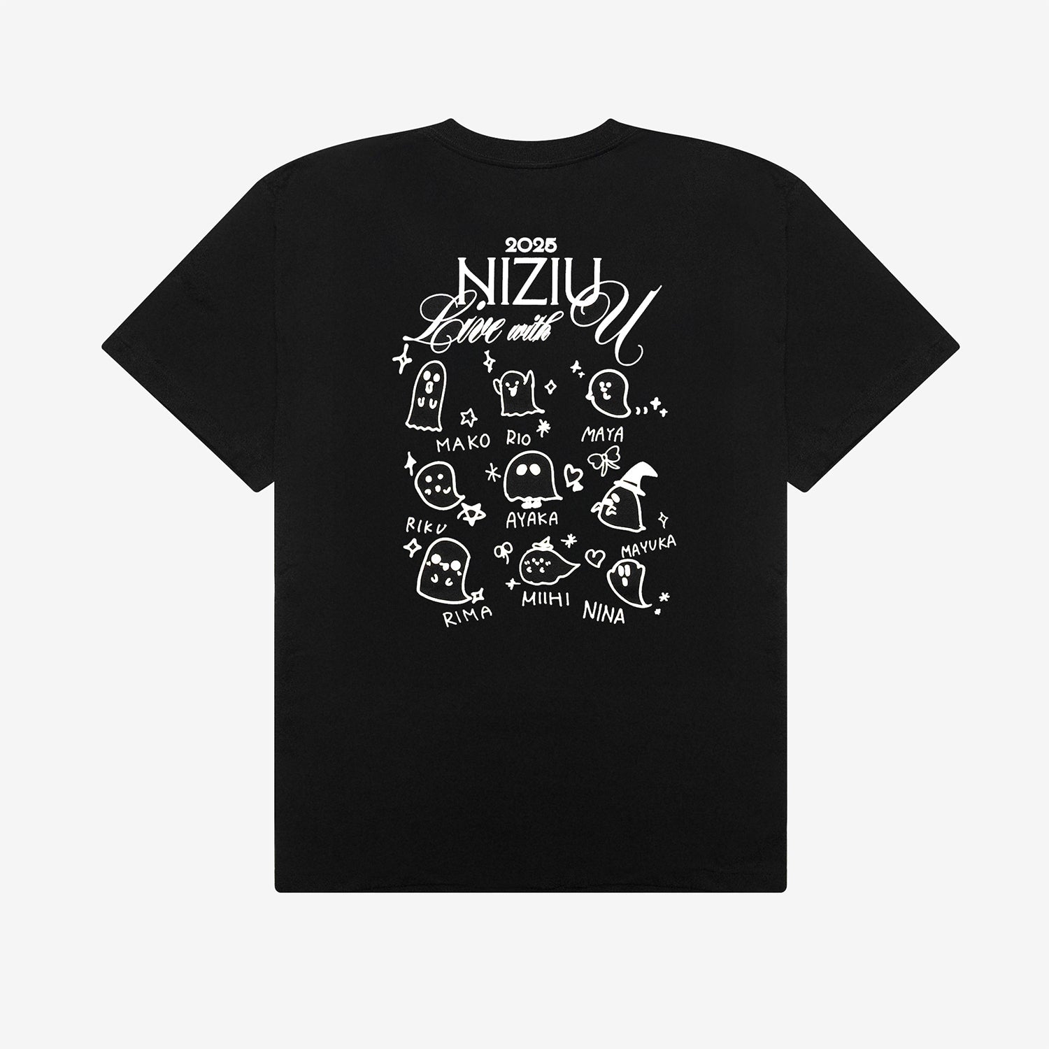 T-SHIRT【S】Designed by NiziU / NiziU『Live with U 2025 “NEW