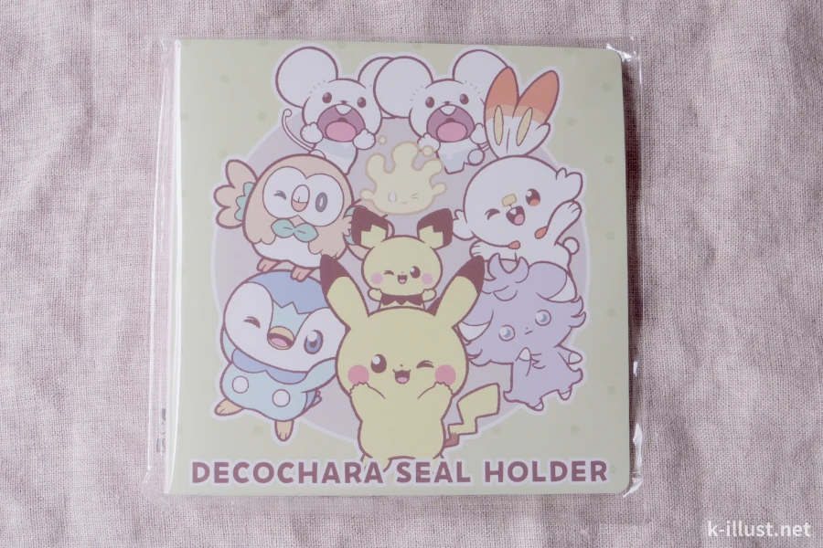 ポケモンデコキャラシールホルダーやっとゲットしたのでファイリングし