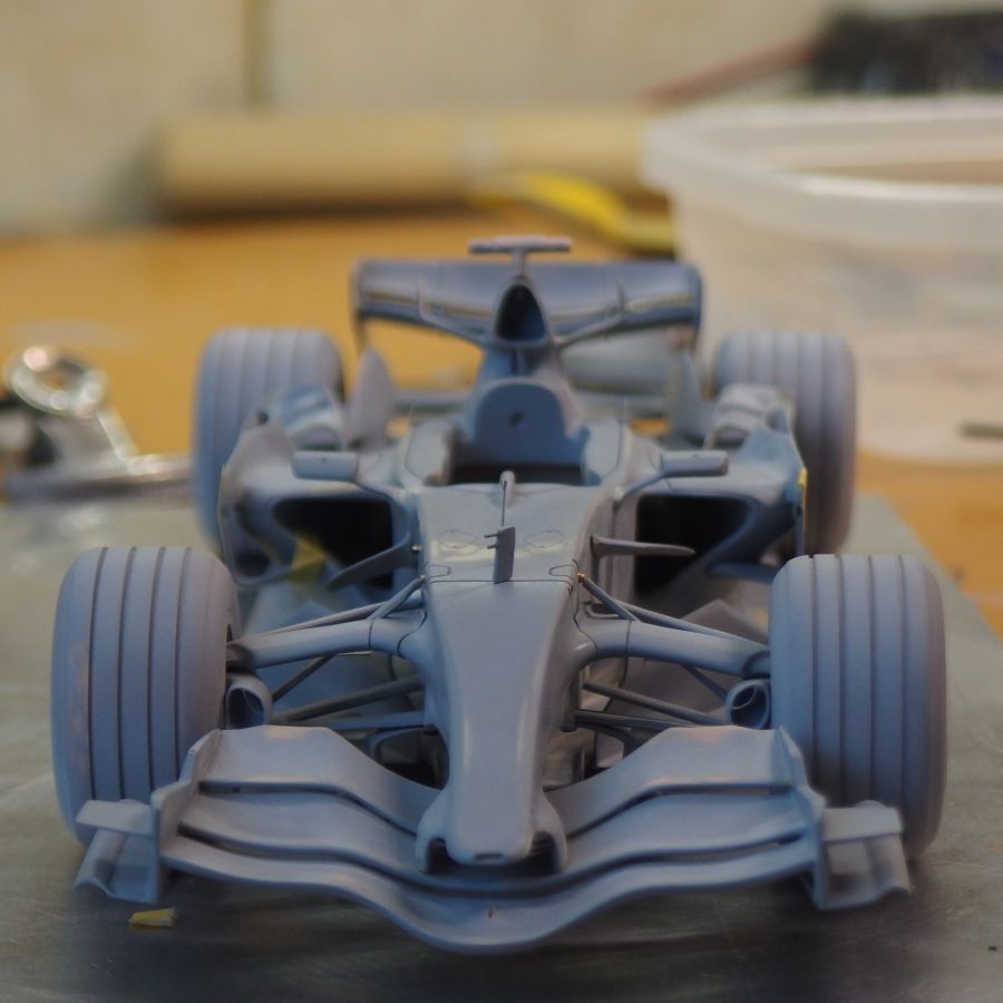 製作-スタジオ27 マクラーレンMP4/22 #9 | Kenji's Scale Model Workshop