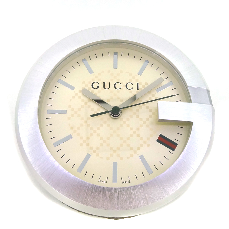 ブランド品の珍しい置き時計!!GUCCI【グッチ】YC210005 テーブル