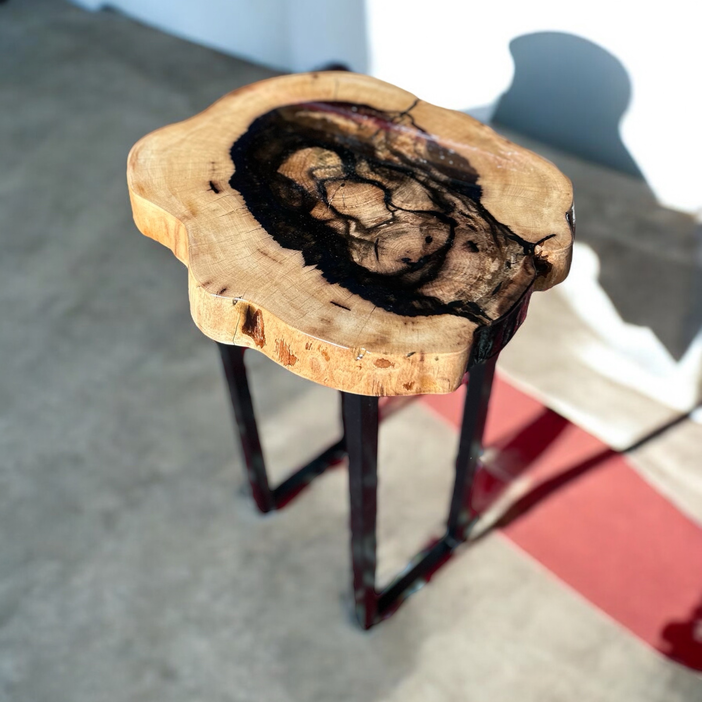 希少・黒柿のサイドテーブル・コンソール | 金井工房オンラインショップ