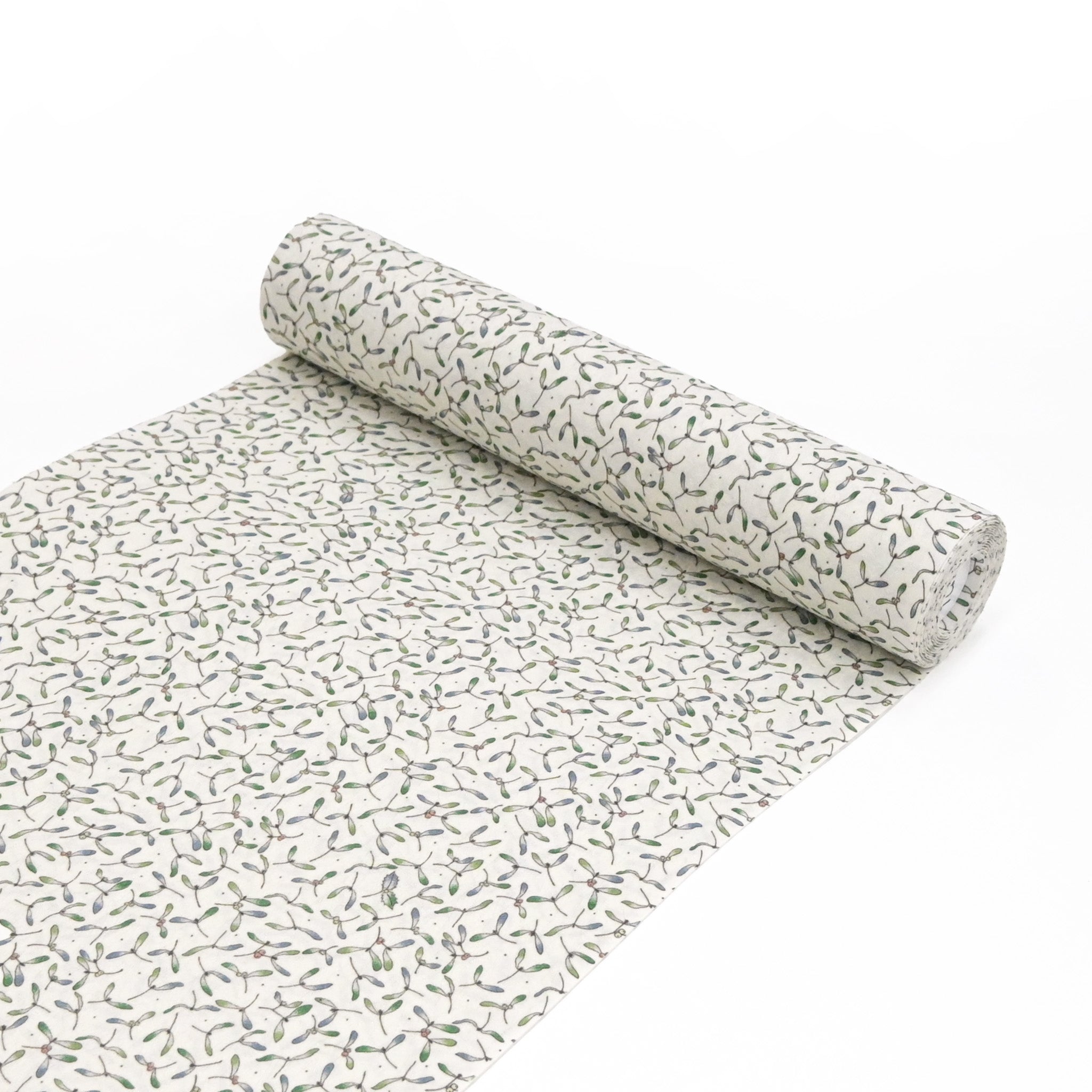 東レシルック 小紋 ～fuku～「ヤドリギ」オフホワイト 【袷・単衣用