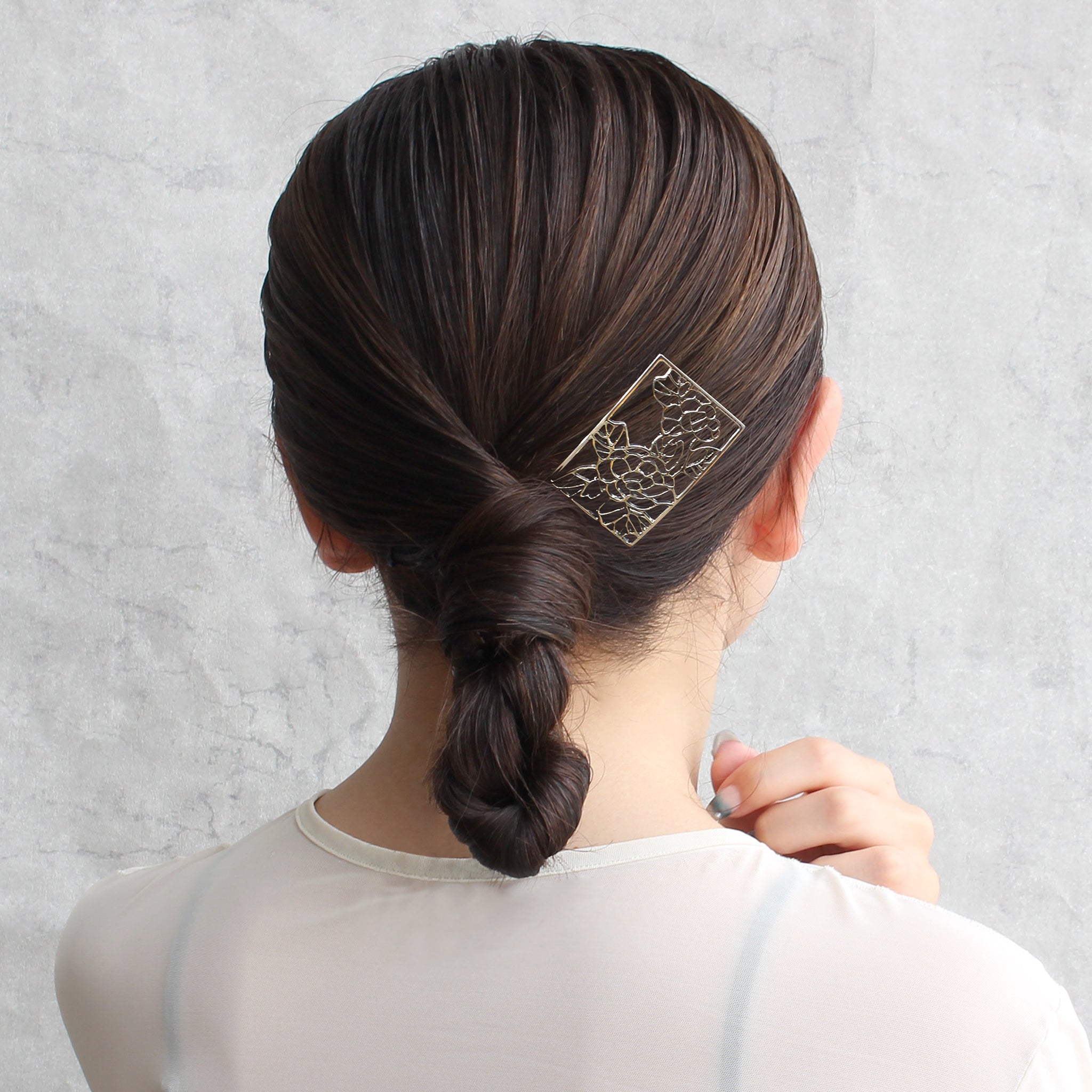 三代目板金屋】かんざし 花札「牡丹」 #髪飾り #和洋兼用 – KAERUWA