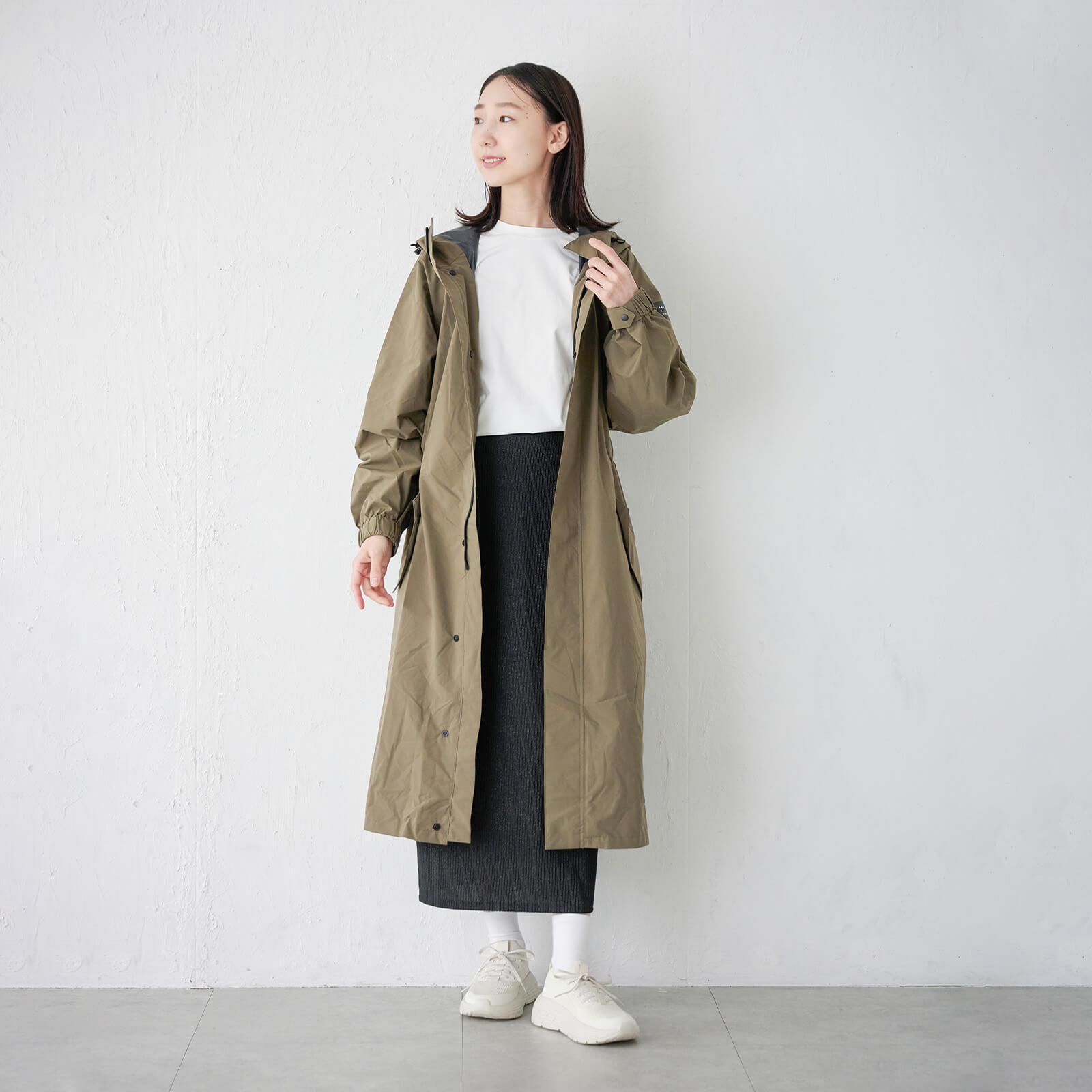 送料無料 バイザーセット】AH-302 サイクルモードレインコートEX ＋ V