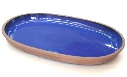 華道用花器 20号小判型うでい水盤（大型花器） - 花器・華道具・茶道具