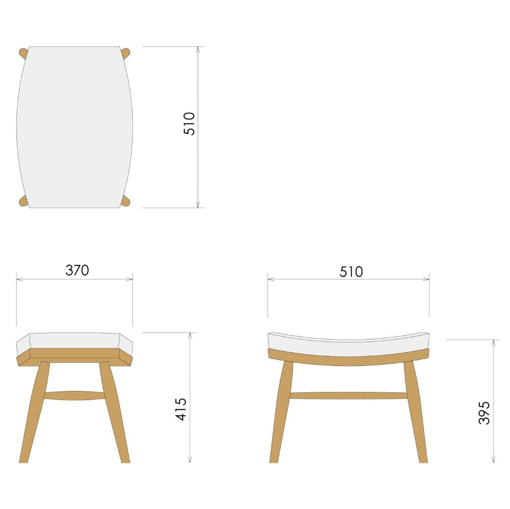 CIVIL オットマン CC55A(オーク) – 柏木工株式会社オンラインストア