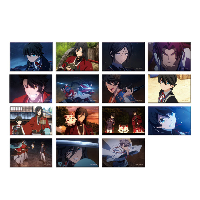 スクエア缶バッジコレクション 第一弾 - グッズ | アニメ『活撃 刀剣