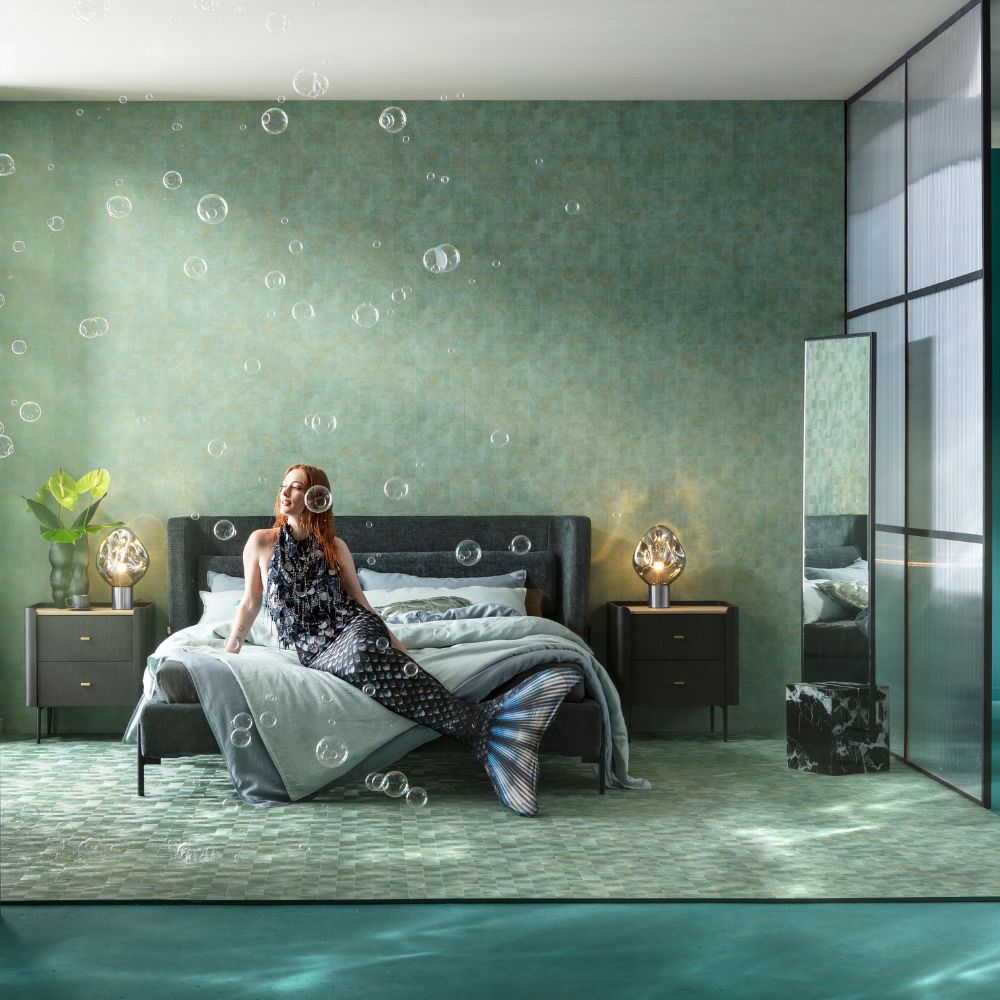 アジアン家具 クイーンサイズ 組み立てベッドフレーム 中古品 バリ