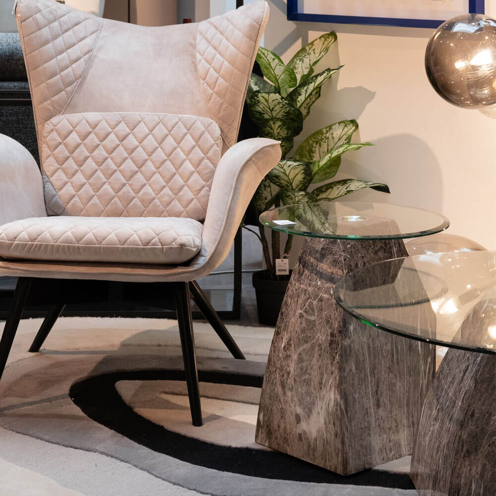 ロッキー O45cm サイドテーブル - サイドテーブルの通販 ｜【KARE