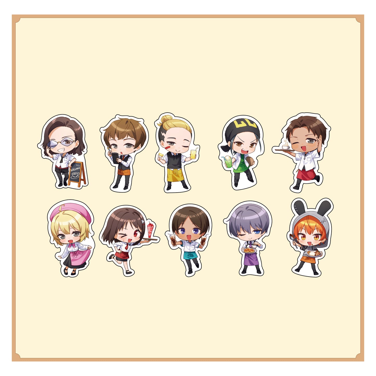 ニート部 ポップアップストア vol.2】ニート部Cafe フレークシール