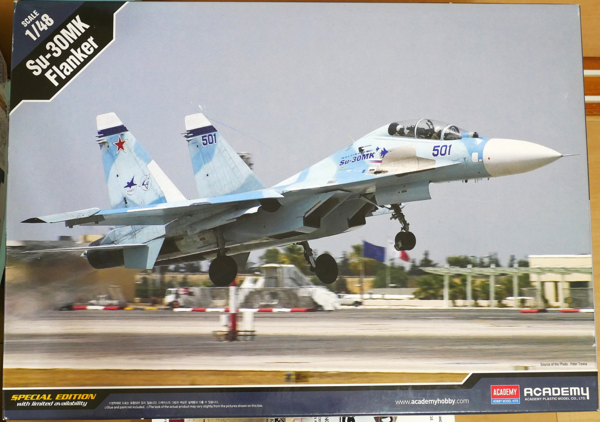 Su-30MK フランカー アカデミー 1/48 組立と塗装・製作記・完成写真