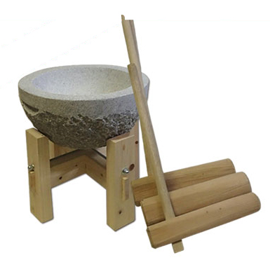 けんせつパーク | 石臼と杵3本 レンタルセット