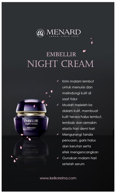 Menard Embellir Night Cream – Keikoreina