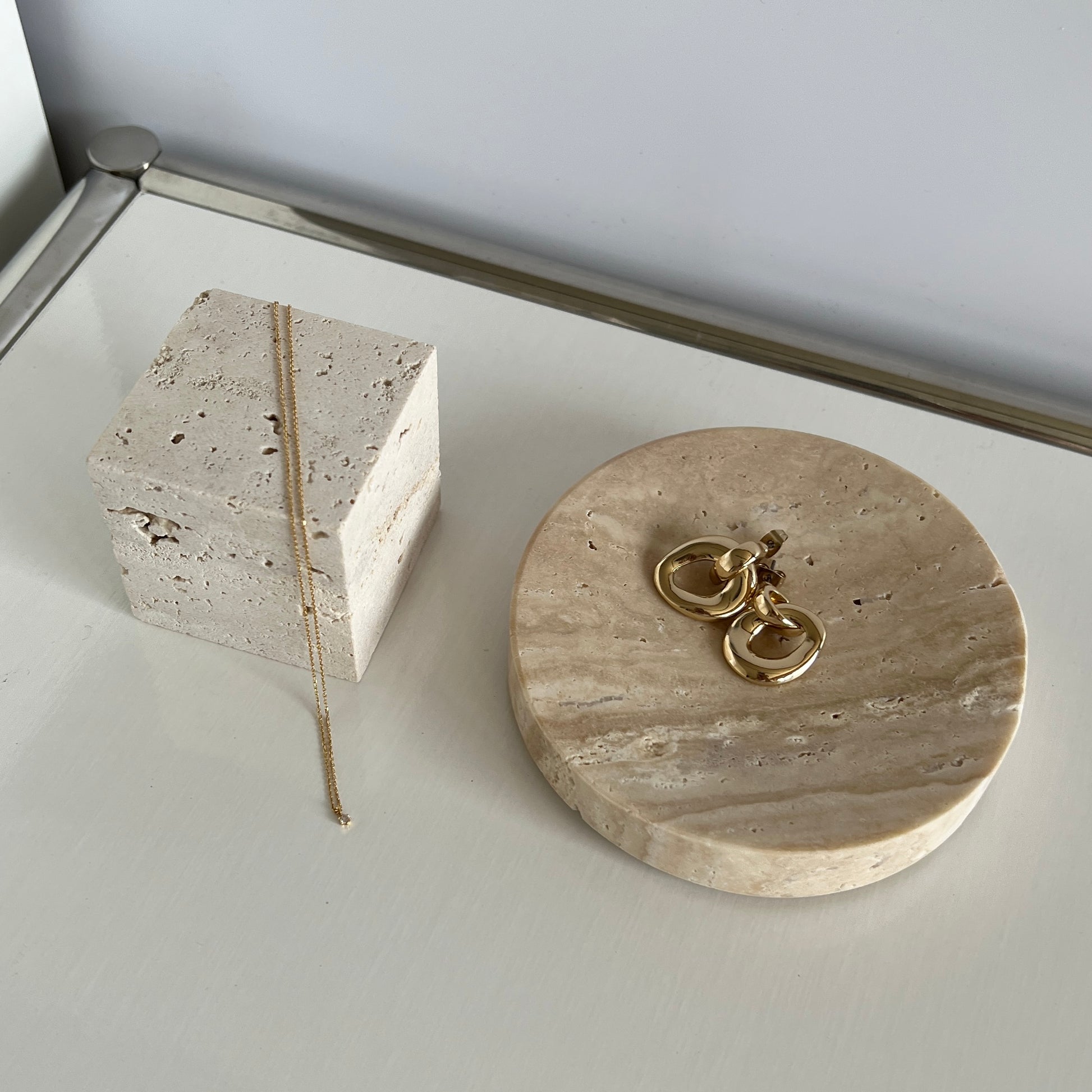 プレート｜トラバーチンミニプレート - territory