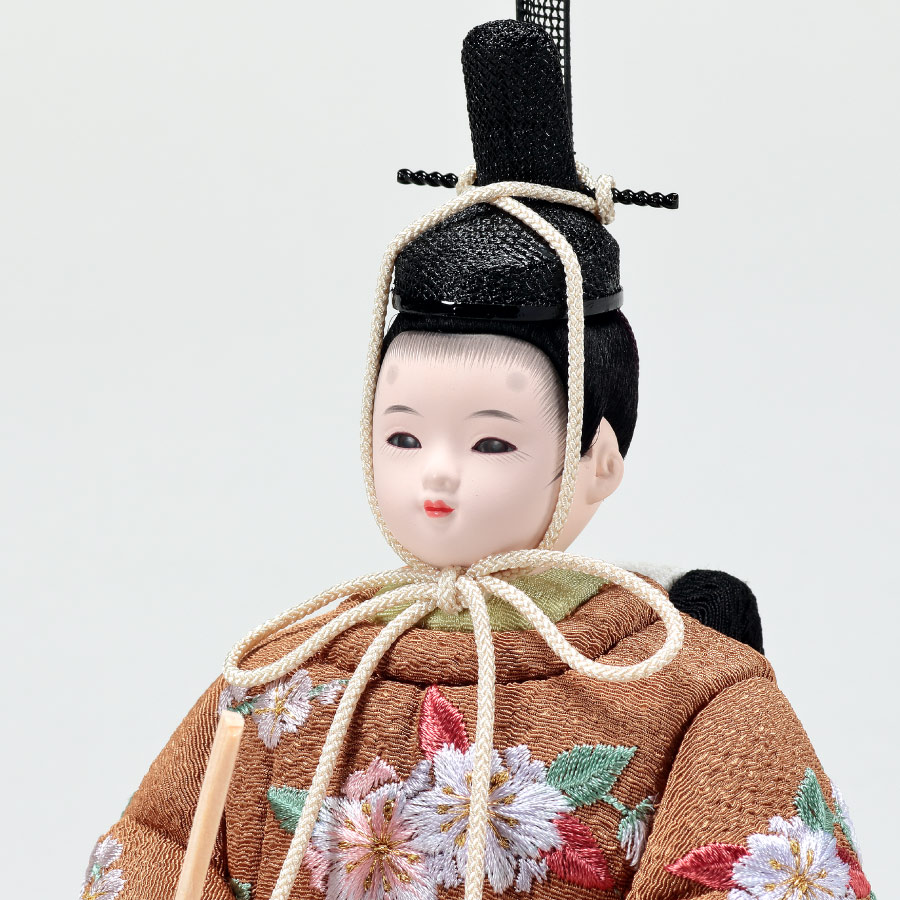 人形の田辺 / 【一秀】木目込雛人形 桃山雛17号（S75）