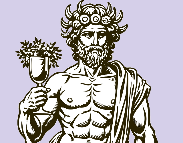 ディオニューソス神話】ギリシャ神話の酒と豊穣の神の伝説を英語で解説