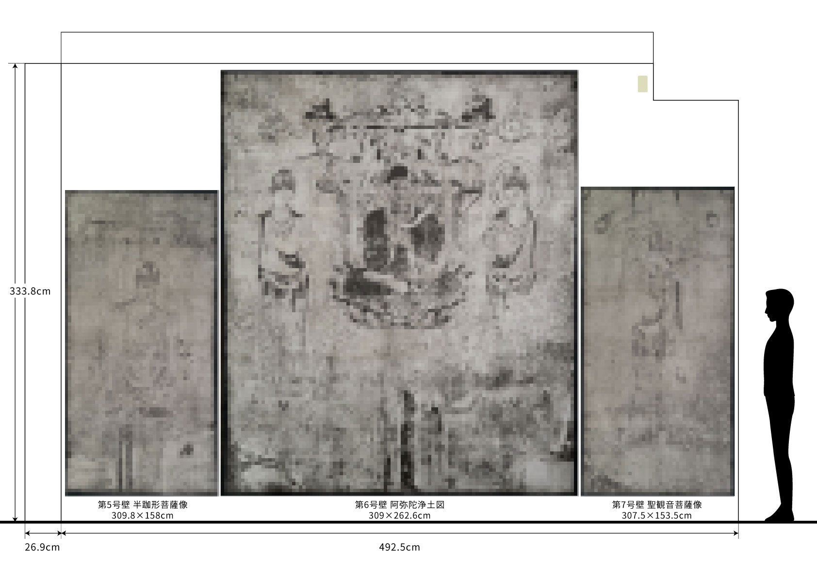 丸井金猊 - KINGEI MARUI｜第6号壁 阿弥陀浄土図 - 安田靫彦 吉田善彦