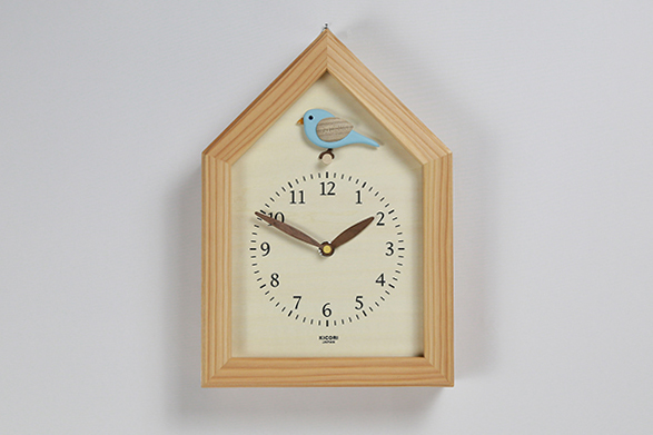 青い鳥の時計 | キコリ 手づくり時計工房【本店】｜壁掛け 贈り物 人気