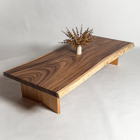 モンキーポッド一枚板ローテーブル｜鬼童銘木（KIDOMEIMOKU） – 【公式