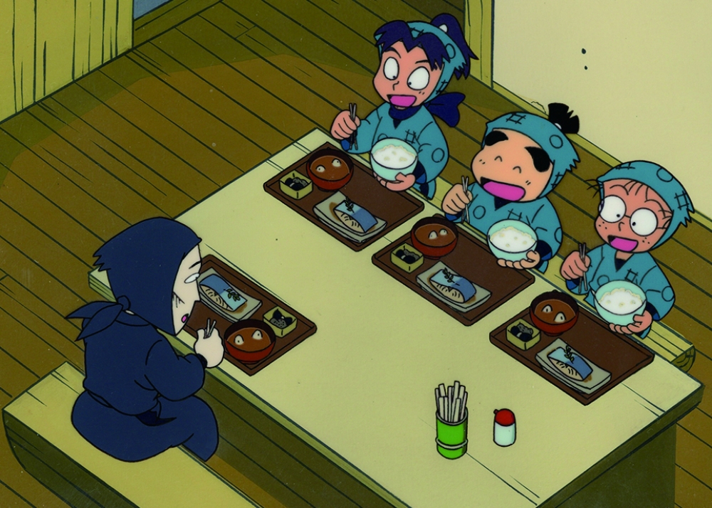 尼崎ゆかりの人気アニメ、貴重なセル画の数々を展示 『忍たま乱太郎