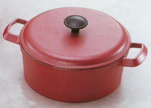 南部鉄器 岩鋳 美彩厨房 ファミリーシチューパン18cmレッド の通信販売