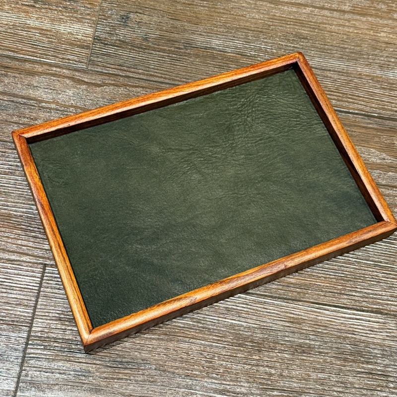 WOOD TRAY IG ｜ KIZUKI LEATHER SHOP｜ハンドメイド革製品と服飾品の