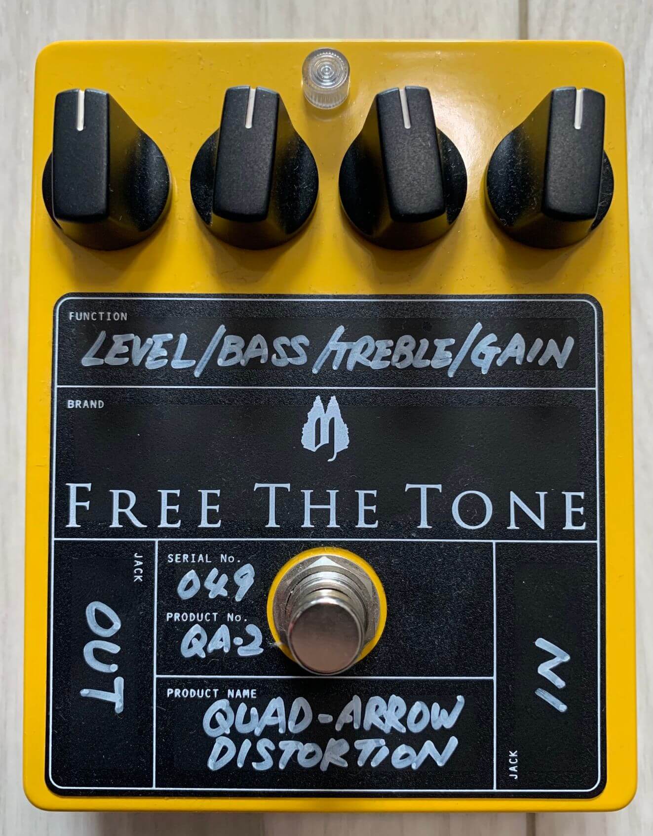 モダンハイゲイン】Free The Tone Quad Arrow Distortion レビュー