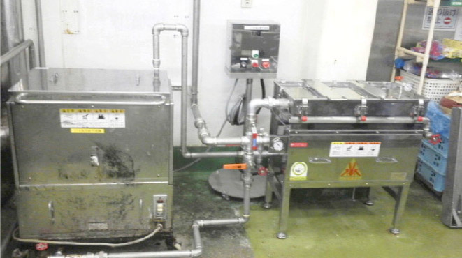 コマツ製作所の食用油ろ過機コマフィルは豊富なラインアップと特注対応