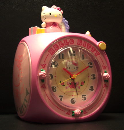 ハローキティ・おしゃべり＆メロディ目覚まし時計