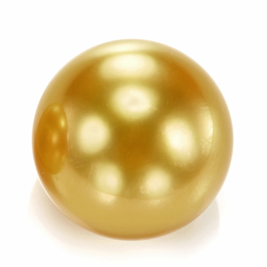 オーロラ茶金 南洋白蝶真珠 ゴールドパール ペアルース 加工料金を含む