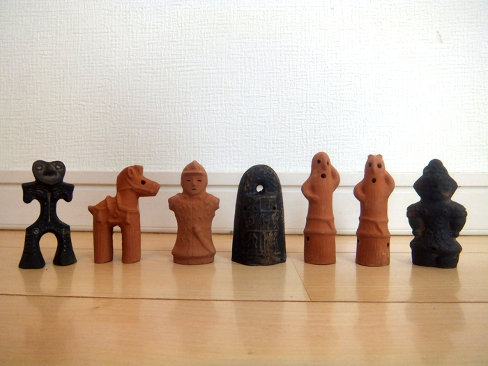 ミニ埴輪7体セット – 古墳にコーフン協会