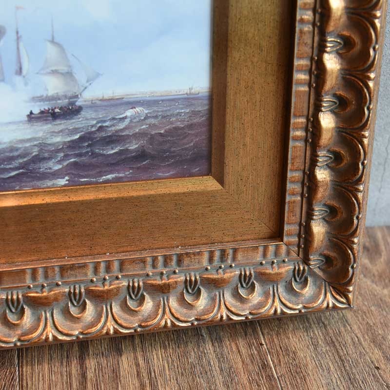 英国入荷 船の絵画 ※額付き – 神戸アンティークウェアハウス