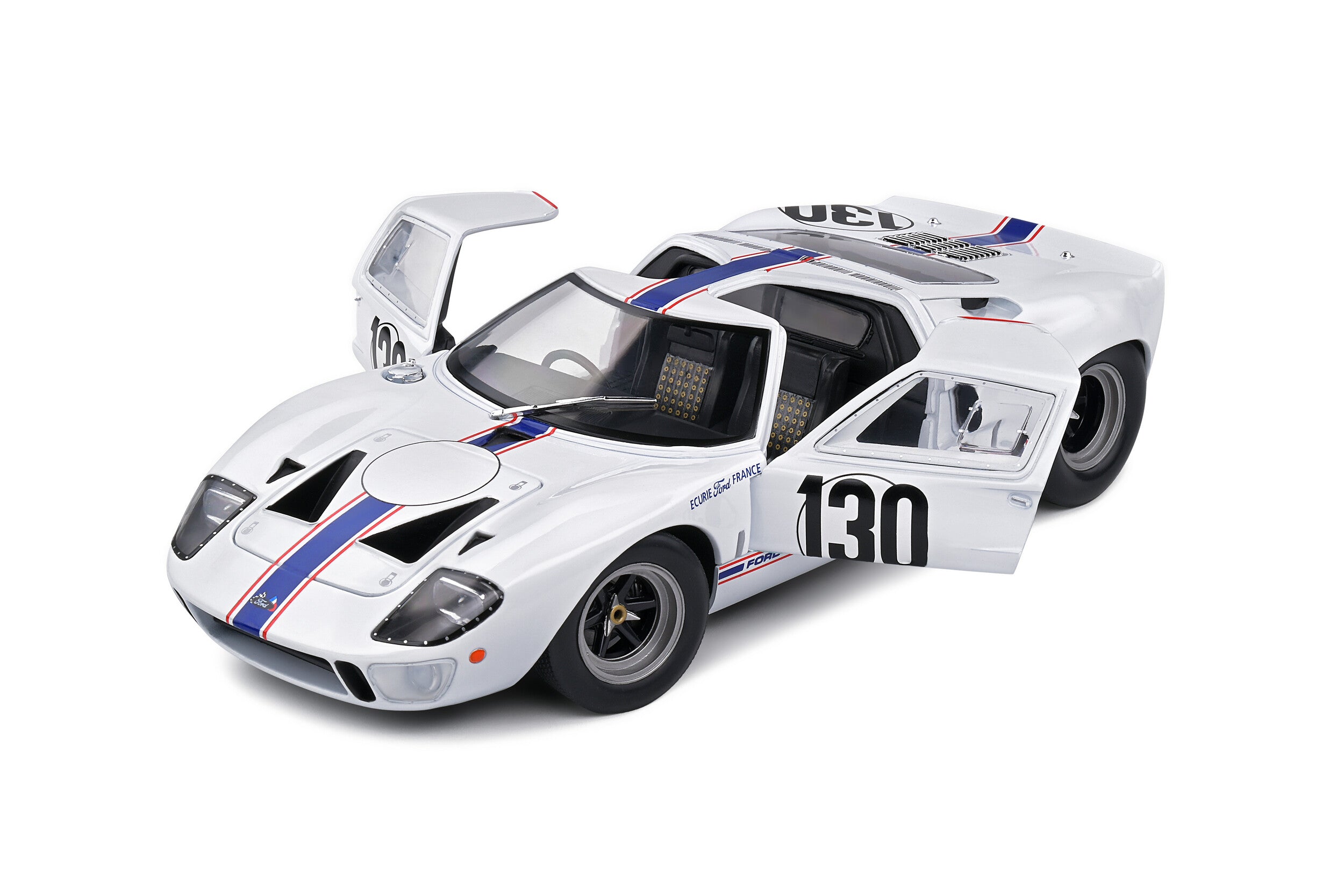 Ford GT40 MK1 White Targa Florio 1967 1:18 scale model car