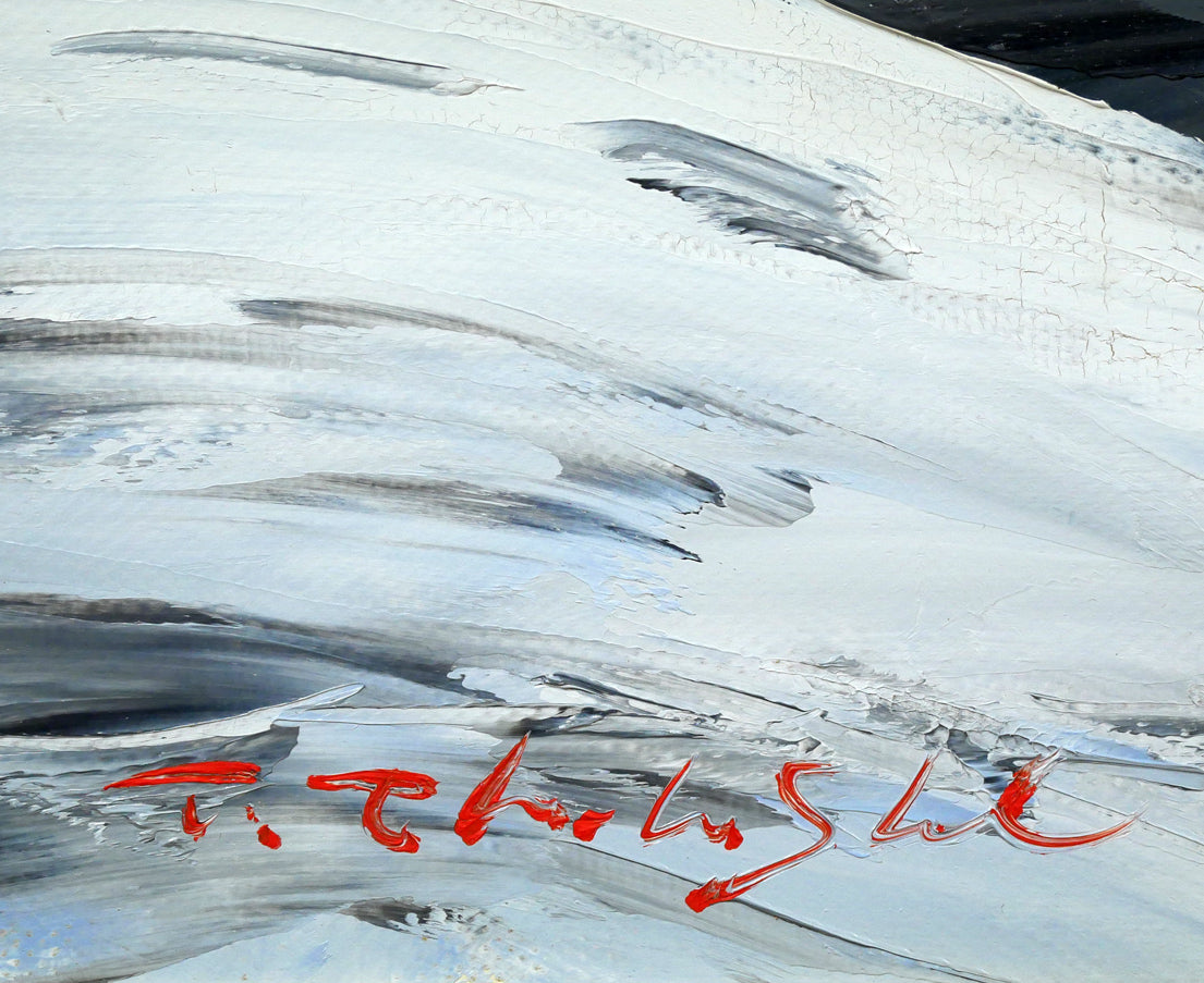 高橋哲夫「道庁（北海道庁）」油絵・F20号 絵画買取・販売の小竹美術