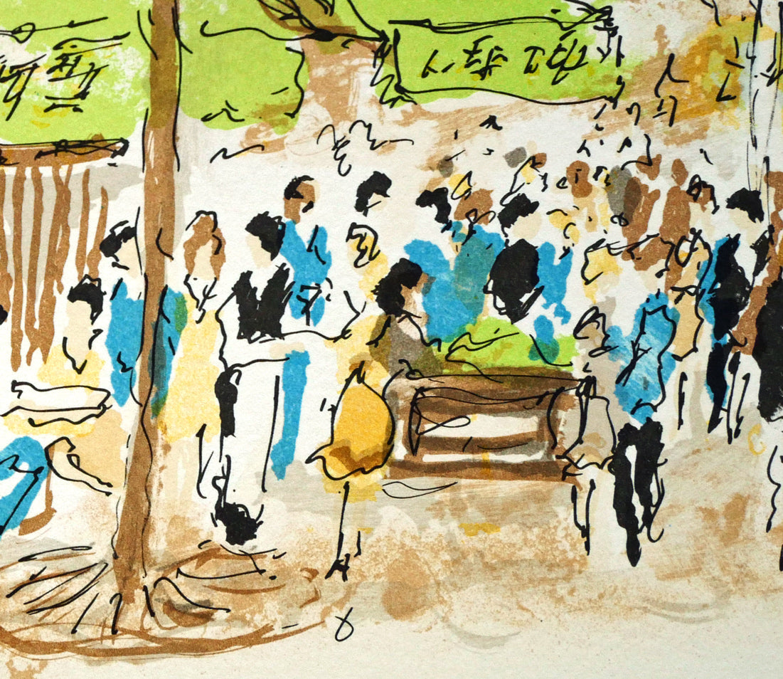 ウルバン・ウシェ（Urbain Huchet）「サンジェルマン・デ・プレ（パリ