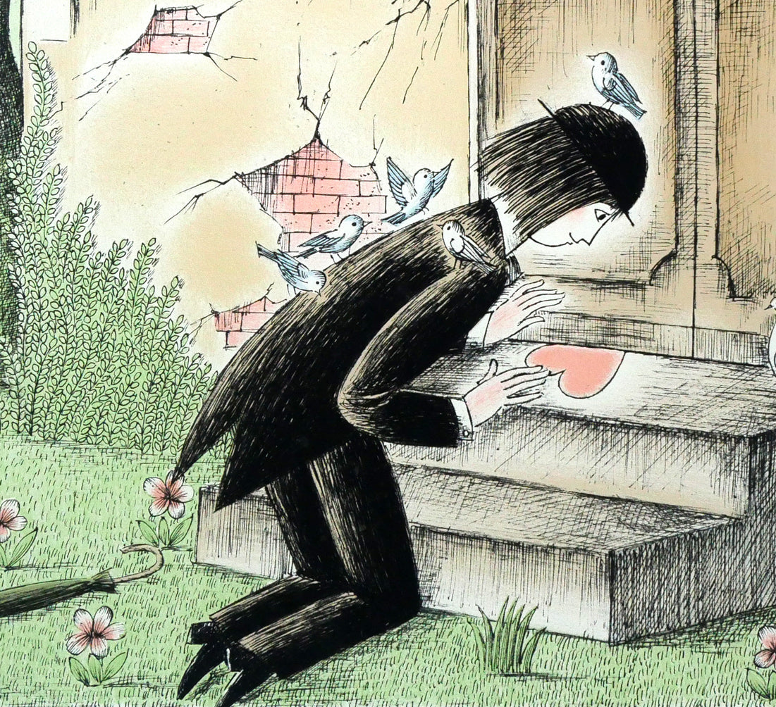 レイモン・ペイネ(Raymond Peynet)「内気な恋人」リトグラフ 絵画買取