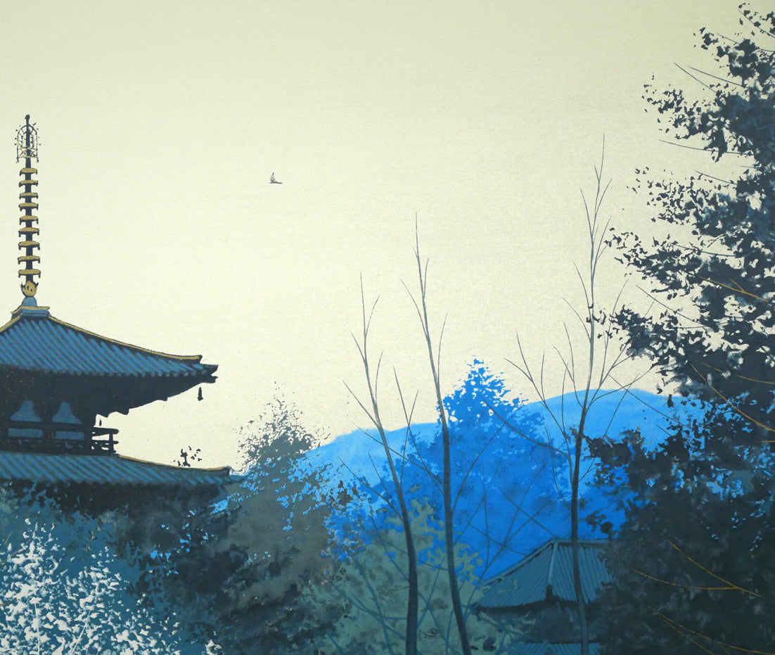 千住博「朝の大和」リトグラフ 絵画買取・販売の小竹美術