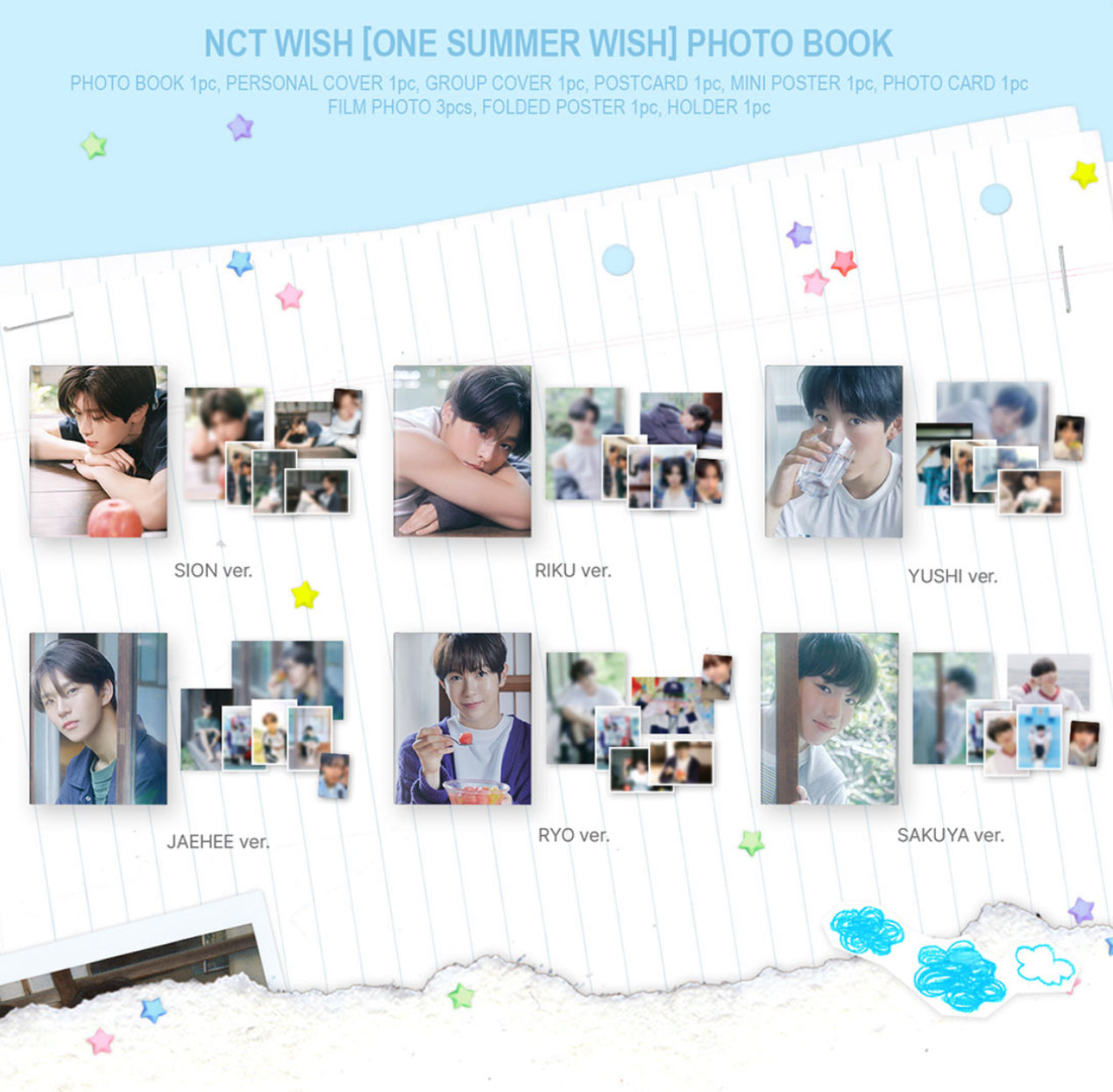 NCT WISH - ONE SUMMER WISH The 1st Photo Book – K-STAR