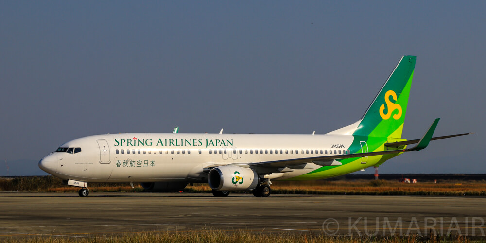 国内エアライン図鑑／スプリング・ジャパン(春秋航空日本/SJO)】飛行機