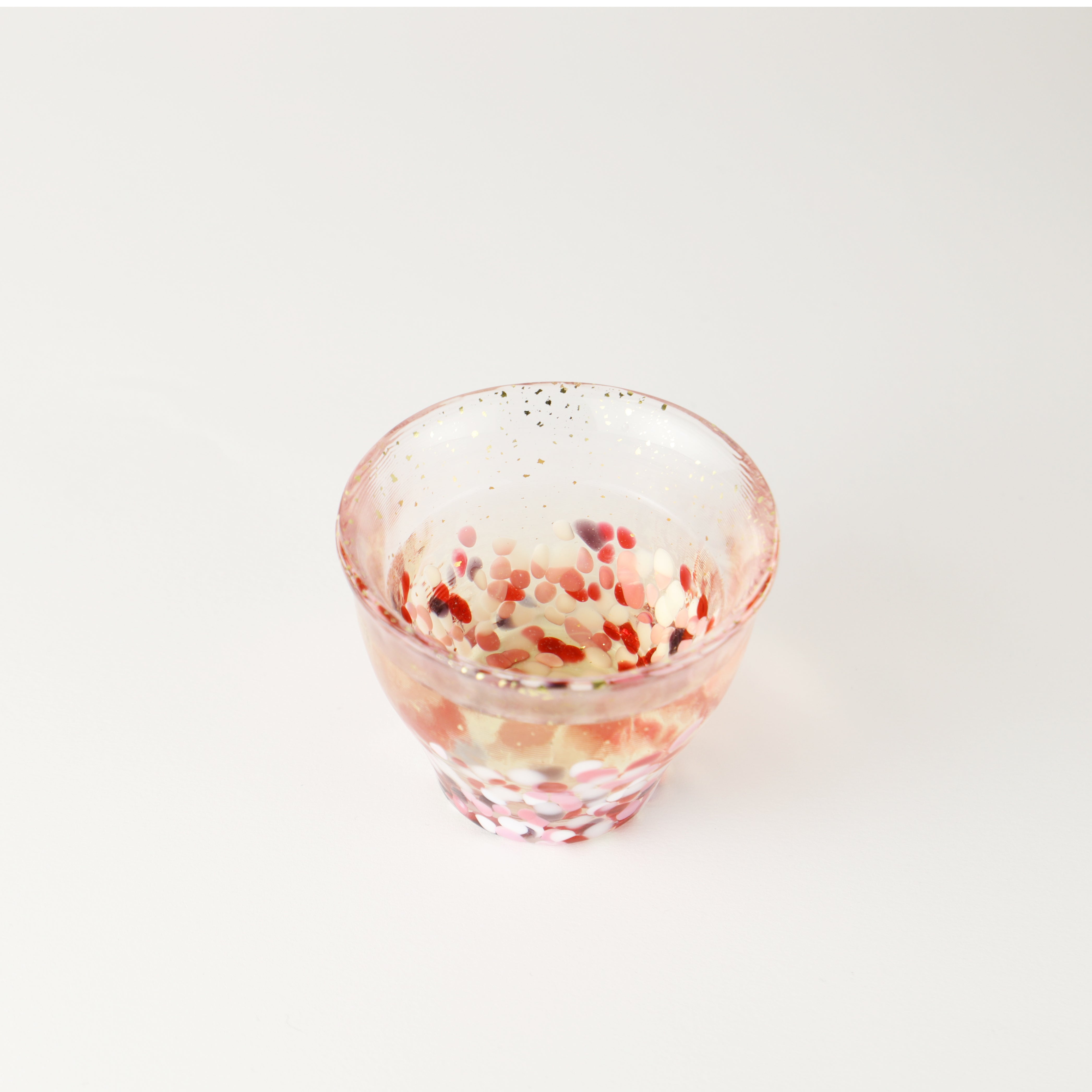 津軽びいどろ / 金彩ぐいのみ / こぼれ桜 | の酒器・グラス | クラフト