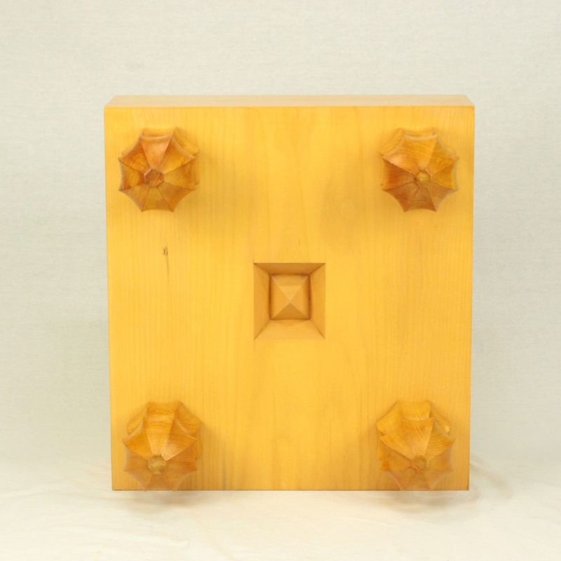 中古】日本産本榧碁盤 5寸木裏 19Y281