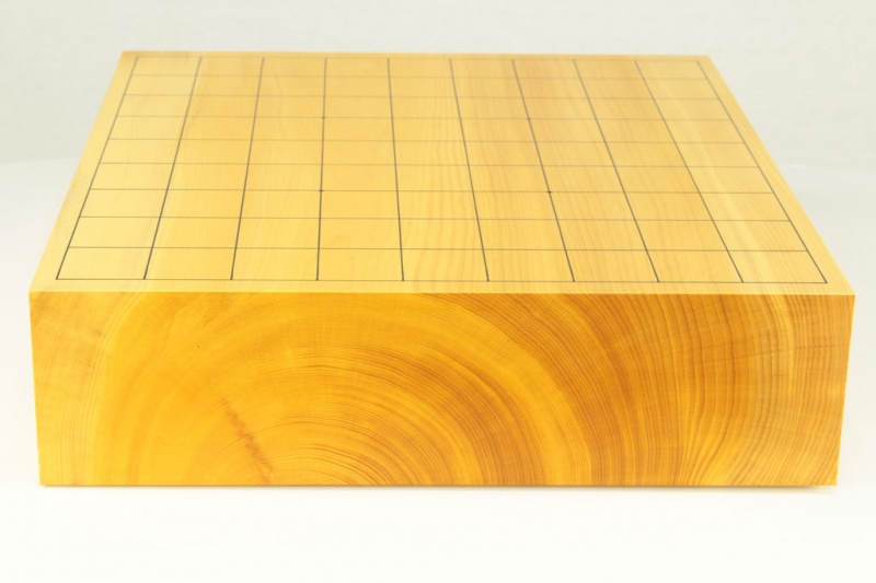 日本産】本榧卓上将棋盤 3寸板目（一枚物）219131